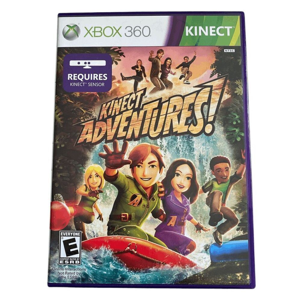 Kinect Adventures‎ Xbox 360 CIB Complete Tested